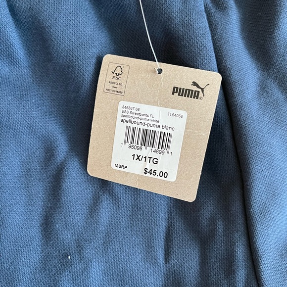 Puma Plus Size sweat pants. Brand new - Picture 3 of 4